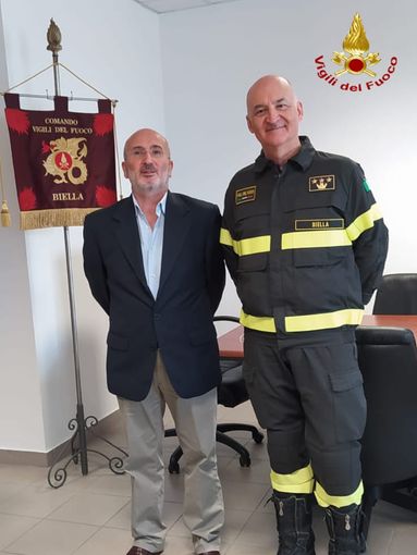 Cambio al vertice al Comando Provinciale dei Vigili del Fuoco di Biella