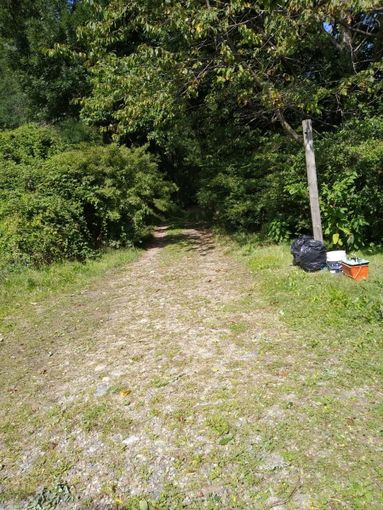 Abbandono all'Area Protetta del Brich di Zumaglia - Foto Carla Moglia