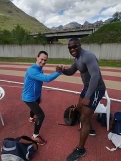 Riccardo Bora con Oney Tapia