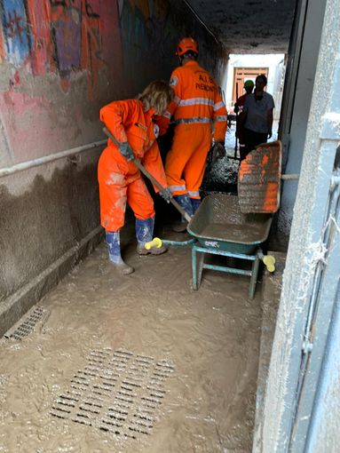 AIB Biellesi a Macugnaga in aiuto alla popolazione colpita dall'alluvione