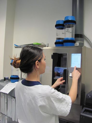 Posta pneumatica, touch screen Posta pneumatica, touch screen