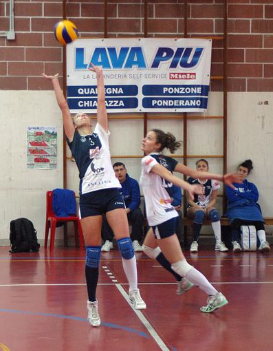 Erica Vodopi e Sara Vineis del Cacciati Teamvolley