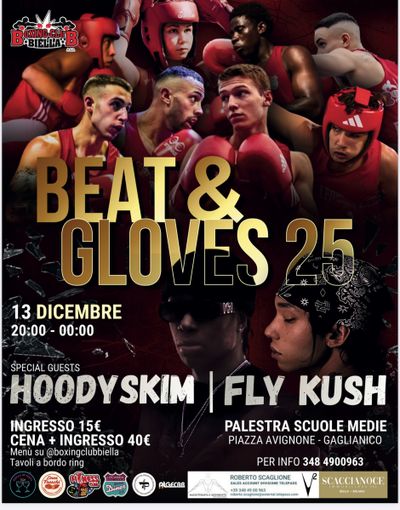 Beat & Gloves: a Gaglianico una serata tra boxe, musica e spettacolo Beat & Gloves: a Gaglianico una serata tra boxe, musica e spettacolo