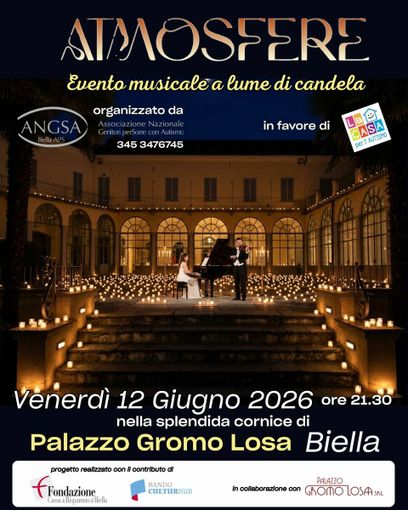 Al Piazzo un concerto a lume di candela per "La Casa per l'Autismo" Al Piazzo un concerto a lume di candela per "La Casa per l'Autismo"