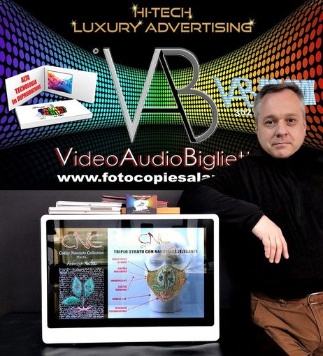 Nasce il primo Biglietto da Visita Elettronico: Il creatore è il biellese Fabrizio Salani VIDEO Nasce il primo Biglietto da Visita Elettronico: Il creatore è il biellese Fabrizio Salani VIDEO