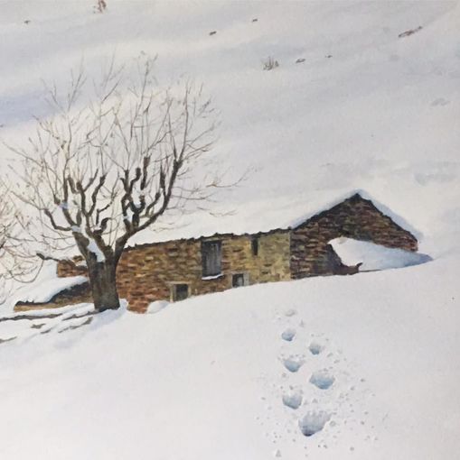 Come nasce un acquerello? A Pollone risponde Giorgio Marinoni - Foto pagina FB Giorgio Marinoni Come nasce un acquerello? A Pollone risponde Giorgio Marinoni - Foto pagina FB Giorgio Marinoni