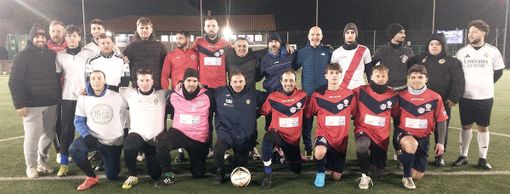 Nell’immagini, “Su Nuraghe Calcio Biella” e “Paris Saint Gennar.