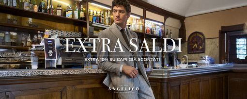 Angelico Biella: EXTRA10% sul prezzo saldo in tutti i Punti Vendita