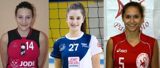 Eleonora Venturino (SprintVirtus), Camilla Sevarin (Teamvolley) e Irene DeRossi (Occhieppese) Eleonora Venturino (SprintVirtus), Camilla Sevarin (Teamvolley) e Irene DeRossi (Occhieppese)