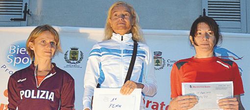 Il podio femminile della scorsa edizione (Foto www.biellaedintorni.it)