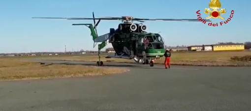 L'arrivo nel 2020 dell'Air Craine dei Vigili del Fuoco L'arrivo nel 2020 dell'Air Craine dei Vigili del Fuoco