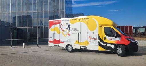 Il sangue dei donatori in Piemonte verrà raccolto sulla Plasmamobile