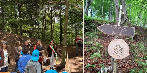 Netro, oltre 100 persone all’inaugurazione del Bosco delle Fate