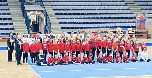 Biella, Piemonte Ginnastica: grandi esibizioni al saggio di Natale. Biella, Piemonte Ginnastica: grandi esibizioni al saggio di Natale.