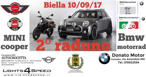 Motori: A Biella il 2º raduno Mini e Bmw Motorrad