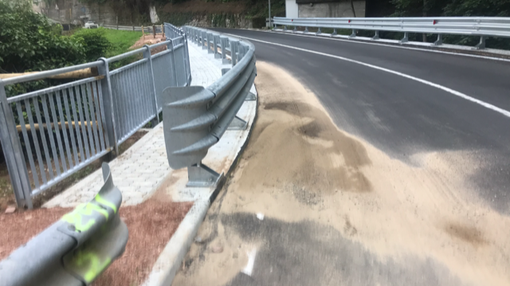 Valle San Nicolao, il Sindaco fa il punto sul Ponte Rio Bertolina - Foto Daniele Camatel