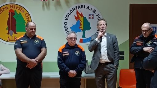 Serata di auguri e riconoscimenti per la squadra AIB di Biella FOTO