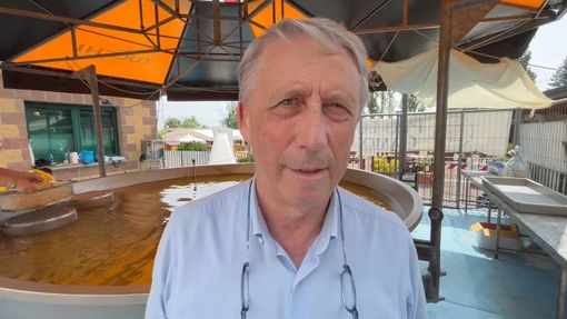 Sordevolo, folla record per la frittura di Camogli: l'intervista al sindaco, Riccardo Lunardon Sordevolo, folla record per la frittura di Camogli: l'intervista al sindaco, Riccardo Lunardon