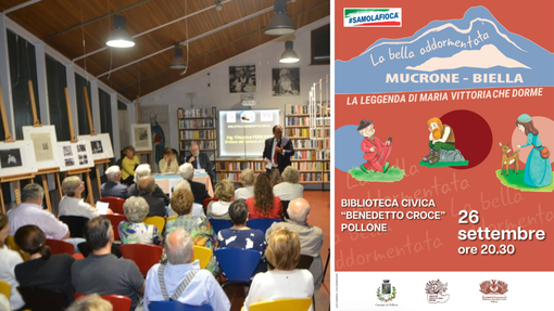 Pollone, in biblioteca "una serata da favola": la leggenda di Maria Vittoria al Mucrone