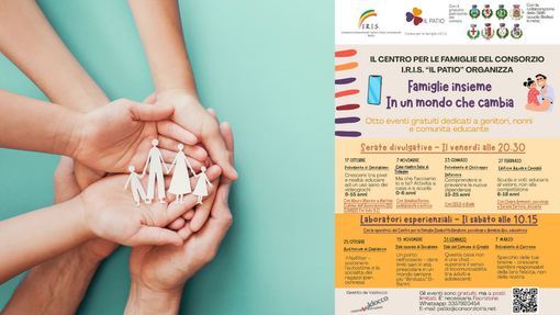 Centro per le Famiglie IRIS, presentata la rassegna “Famiglie insieme in un mondo che cambia”