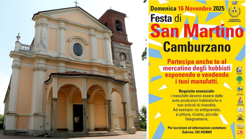 Camburzano in festa per San Martino: torna il tradizionale mercatino degli hobbisti