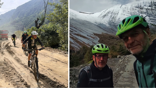 In bici sull'Himalaya: Maurizio Maffeo fa tappa a Manang, a 3300 m In bici sull'Himalaya: Maurizio Maffeo fa tappa a Manang, a 3300 m
