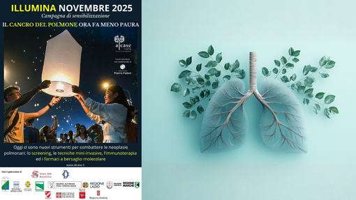 "Insieme nella luce, respirando speranza": novembre il mese dedicato a combattere il tumore al polmone