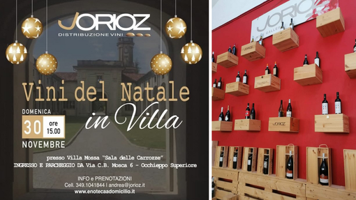 Occhieppo Superiore: Jorioz distribuzione vini, la magia del Natale a Villa Mossa
