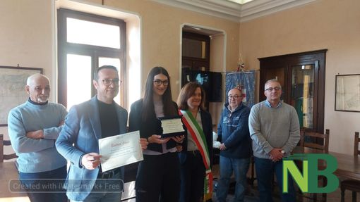 Salussola, una targa per la giovane “sirenetta” Beatrice Lanzo - Foto Alessandro Bozzonetti per newsbiella.it