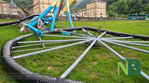 Maxi bici del Giro d'Italia crollata a Oropa, ieri in procura sentito Moscarola Maxi bici del Giro d'Italia crollata a Oropa, ieri in procura sentito Moscarola