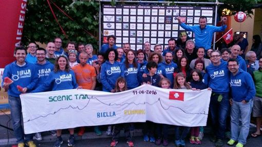 Biella Running in massa allo Scenic Trail in Svizzera FOTOGALLERY