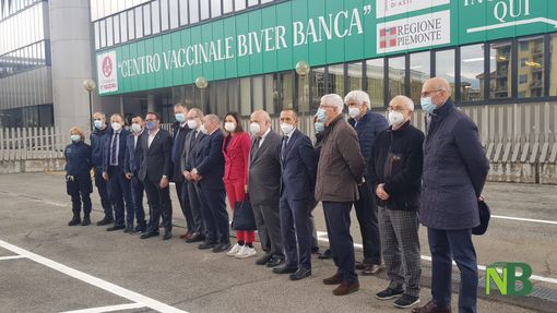 L'inaugurazione dell'hub in via Carso a Biella