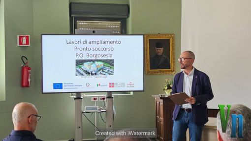 L' Ospedale di Borgosesia si rinnova grazie ai fondi PNRR, presenti anche i sindaci della Valsessera