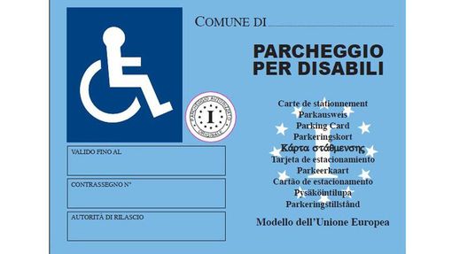Il nuovo pass per disabili Il nuovo pass per disabili