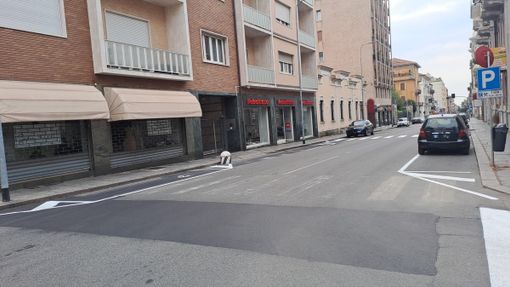 Biella, messo in sicurezza l'incrocio tra via Delleani e via Torino