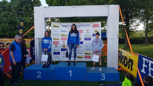 Pioggia di podi al Triathlon di Candia per ironBiella Kids: Angelino Oro, Antoniotti Argento, Riva Bronzo Pioggia di podi al Triathlon di Candia per ironBiella Kids: Angelino Oro, Antoniotti Argento, Riva Bronzo