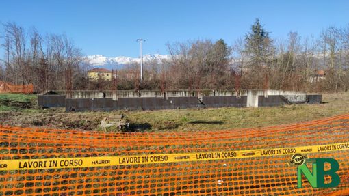 Cossato, cantiere "Le Piscine", ATC: "Appalto affidato, l'impresa ha tempo 550 giorni per realizzare l'opera", foto Chiarini per newsbiella.it