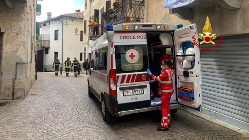 Crevacuore, Vigili del Fuoco in supporto al 118