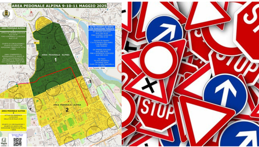 Adunata degli Alpini a Biella, l'elenco delle strade, delle vie e delle piazze chiuse