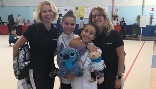 Ginnastica Gold: Aline Pretti e Giulia Cruciani della Pietro Micca ottime a Valenza