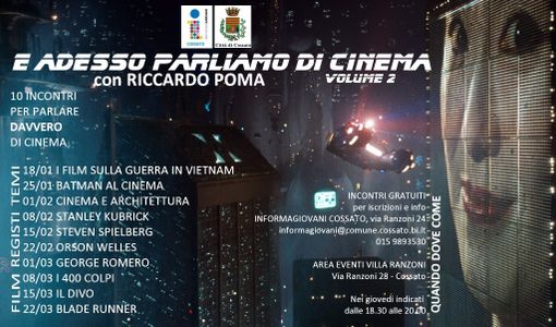 Cossato: Al via il laboratorio di analisi filmica con l'Informagiovani Cossato: Al via il laboratorio di analisi filmica con l'Informagiovani