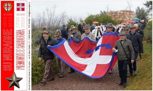 Biella, Alpini delle Sezioni di Biella, Cuneo, Torino e di altre località del Piemonte a Nuraghe Chervu.