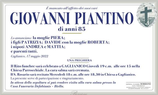 Giovanni Piantino Giovanni Piantino