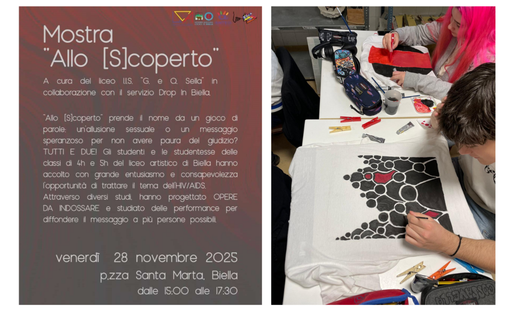 A Biella la mostra “Allo [S]coperto”: quando l’arte diventa prevenzione