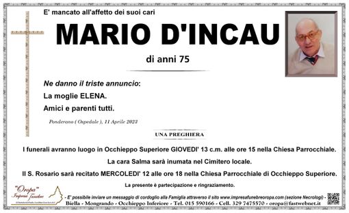 Mario D'Incau Mario D'Incau