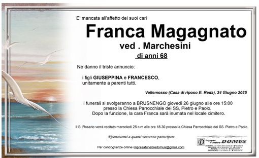 Franca Magagnato ved. Marchesini