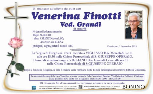 Venerina Finotti, ved. Grandi