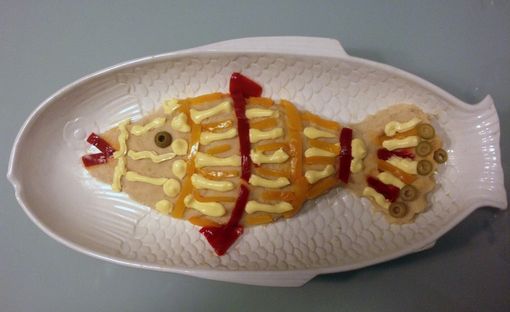 Pesce finto (o, come direbbe mio marito "Pesce morto")