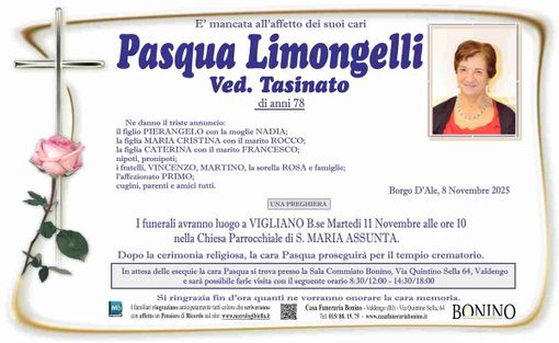 Pasqua Limongelli ved. Tasinato