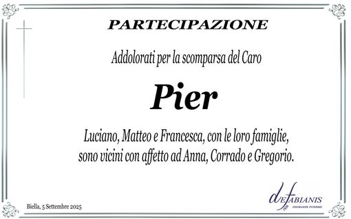 Pier - Partecipazione